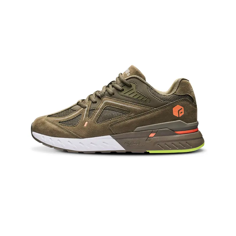 Fitville Men's Suede Mesh Casual Trainers - Extra Wide/4E, Wide Toe Box, Lace-Up, Arch Support, Patented Soles, Rubber Outsole, High Instep Fit, Ankle Stability, Plantar Relief, Eased Bounce, Cushioning, All-Day Wear, ~320g Men's Shoes for All Seasons