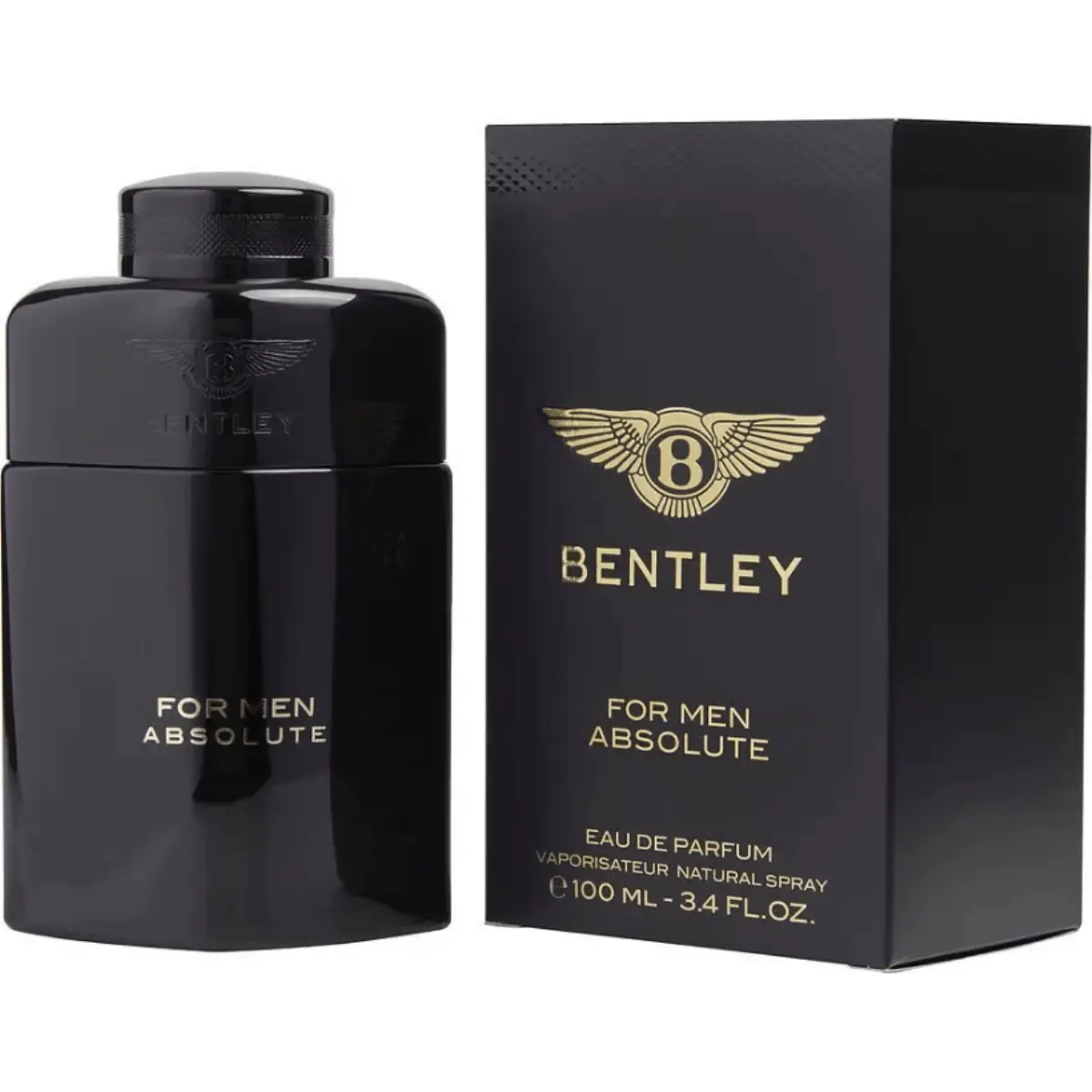 Bentley Absolute EDP Perfume Spray - Luxurious, Non-Toxic, Packaged Men's Spicy Woody Fragrance, Ginger Base, 3.4 fl oz, New in Box, Luxurious Men's Fragrance, Non-Toxic Men's Fragrance