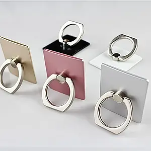 Cell Phone Finger Ring Holder 360° Rotating Cell Phone Holder Ring Grip Compatible with All Cell Phones