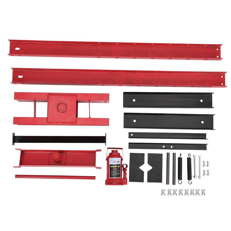 GARVEE 20 Ton Hydraulic Press, h-Frame Heavy Duty Garage Floor Shop Press Tool with Plates,Adjustable Work Table Height for Metalworking, Bearing Removal, Repair Bend, Straighten, or Press Parts, u-Joints