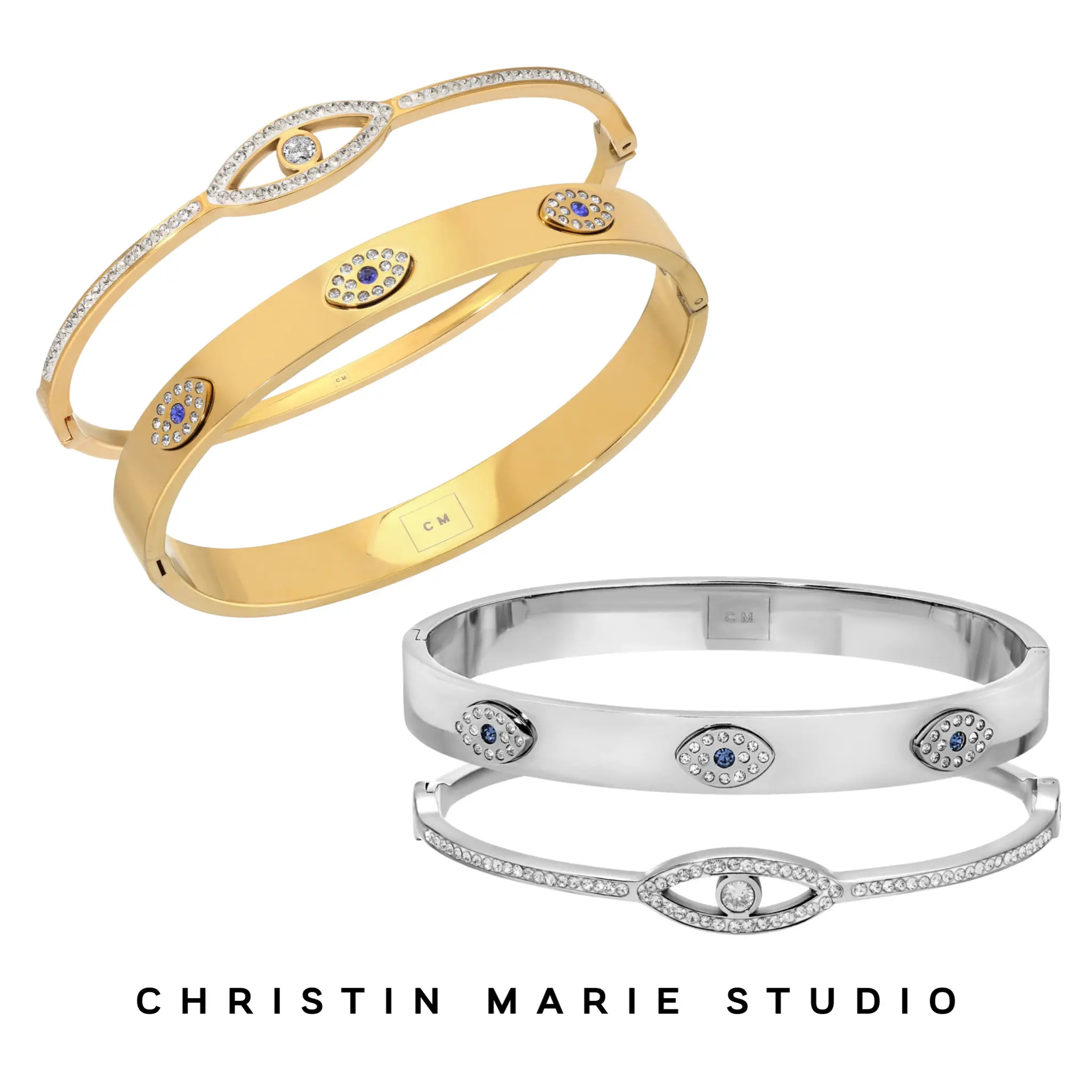 Not So Evil Eye Bangle/Bracelet