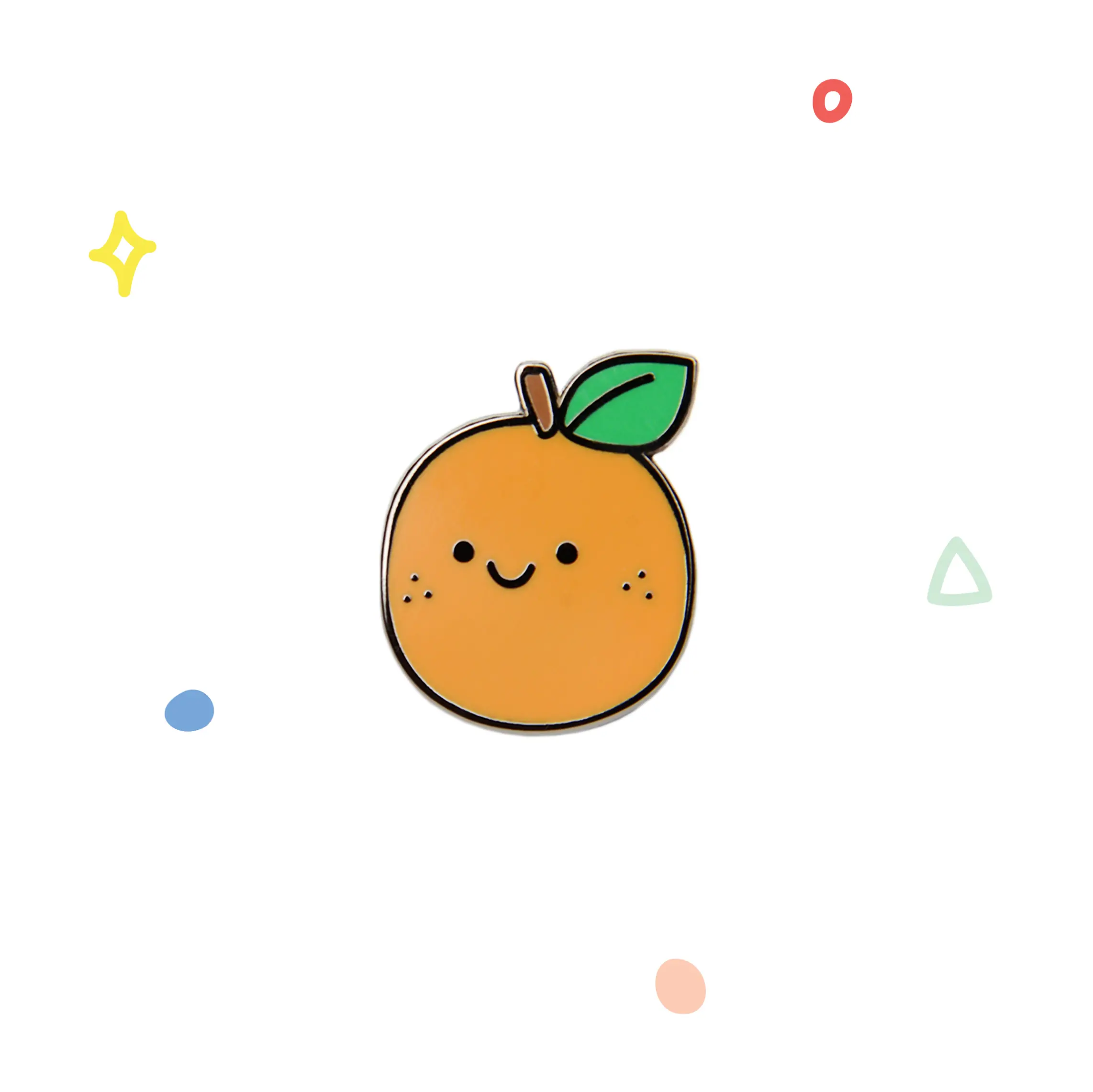 Orange Hard Enamel Pin