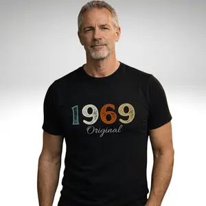 1969 Original T-Shirt | Vintage Birthday Gift for Men | Classic 1969 Shirt for Dad Husband