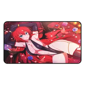 WeXAnime - Rias Gremory highschool dxd NSFW Cute Anime Waifu Mousepad Mousepad Anime Mouse Pad Extended Gaming Desk Mat, Large Non-Slip Keyboard Mouse Pad, Waterproof Desk Mat for Office and Gaming, Stitched Edges, Smooth Surface, Custom Anime Desk Pad,