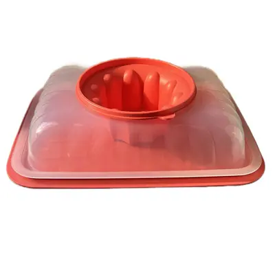 Tupperware Vintage Decorator Servalier Canister Set - Stackable 1.2L, 1.8L, 2.75L Airtight Food Storage Containers