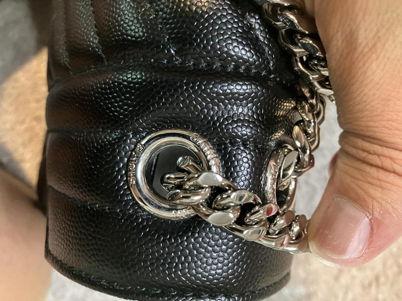 Pre-owned YSL leather Shoulder Bags Envelope Bag