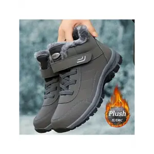 Women Classic Platform Snow Boots Fuzzy Mini Boot: Genuine Suede Leather, Ankle-Height, Winter-Ready With Memory Foam Insole, Lightweight Anti-Slip Outsole For Indoor And Outdoor Wear Christmas Holiday Festive Black Boots