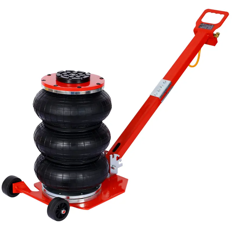 3T Triple Bag Air Jack ,Pneumatic Jack 3 bag ,lifting 16in capacity  6600lbs,easy-collapsing Terrain,Red/Blue/Yellow color Automotive Tire Inflator Car Repair Tool