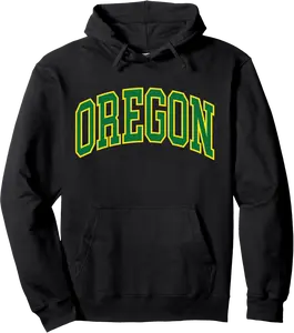 Vintage Oregon Men Oregon Women Retro Yellow Green Throwback Pullover Hoodie - Rubencordov Shop 33B0DMQ6NFJV