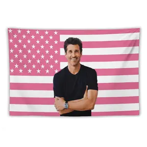 Patrick Actor Dempsey Flag Tapestry Poster Perfect for Fans Room Bedroom Living Room Dorm Or Outdoor Wall Decoration Merch