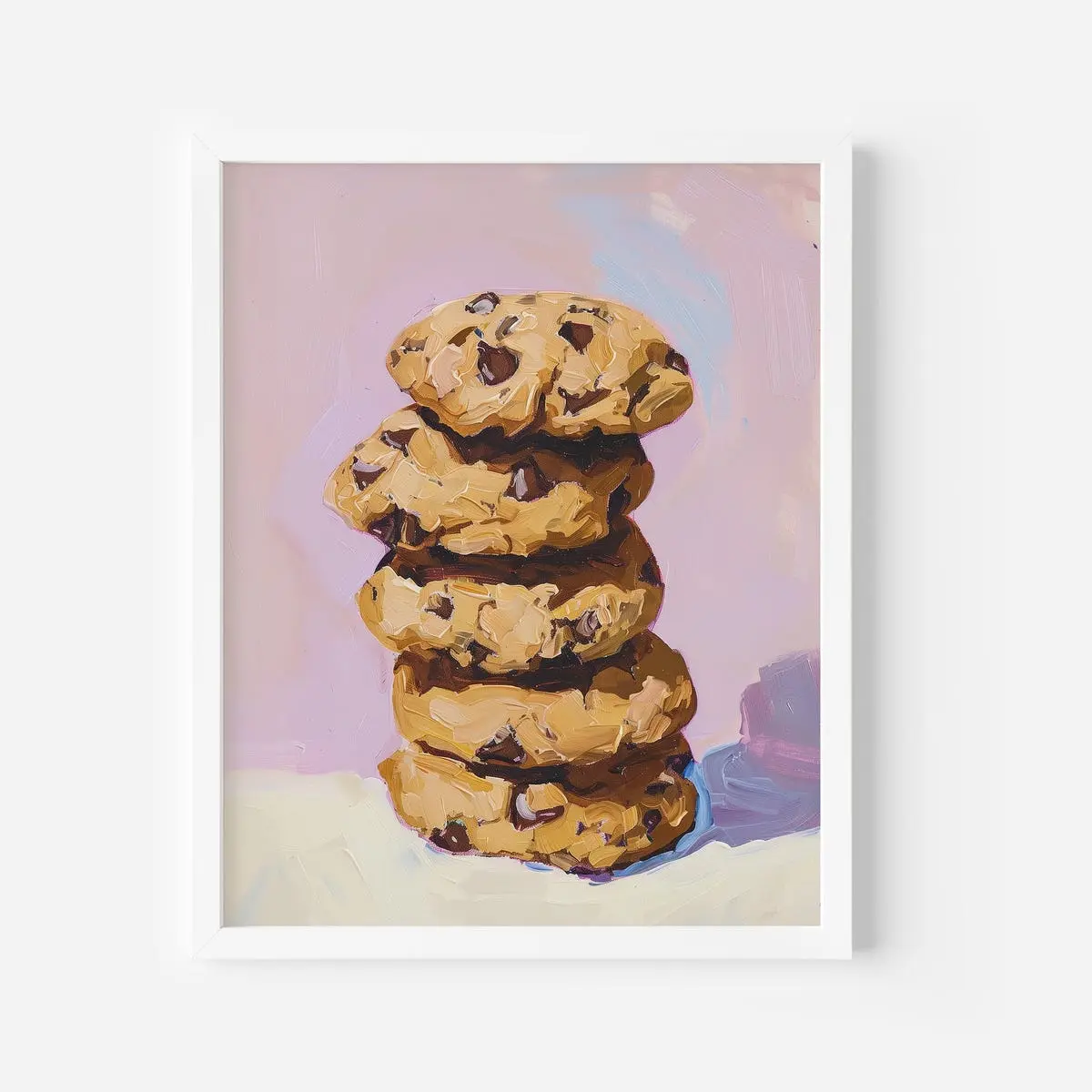 Sweet Treat Print, Chocolate Chip Cookie Printing, Kitchen Foodie Wall Decor, Retro Food Poster,vintage Kitchen Decor, Room Decor, Unframed