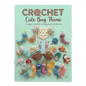 Crochet Cute Bug Theme - 11 Easy Amigurumi Patterns Book, Perfect for Beginners, Fun and Creative Crochet Projects, Ideal Gift for Craft Lovers