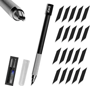 stedi Craft Hobby Knife Kit, Model Hobby Making Tools, All Metal Precision Craft Knife with 20PCS Blades for Gundam, Scale Military Model, 3D Resin Parts