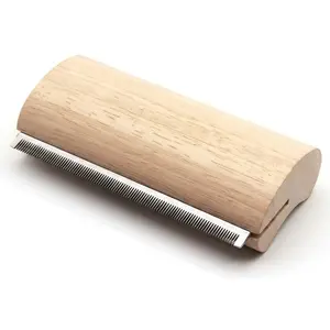 Professional Deshedding Brush for Dogs Cats & Horses | Ergonomic Wood Handle Grooming Tool | Painless Fur & Dirt Remover | Short & Long Hair Pet Brush | 5 Inch DeShedding Comb | Pet Grooming Accessories