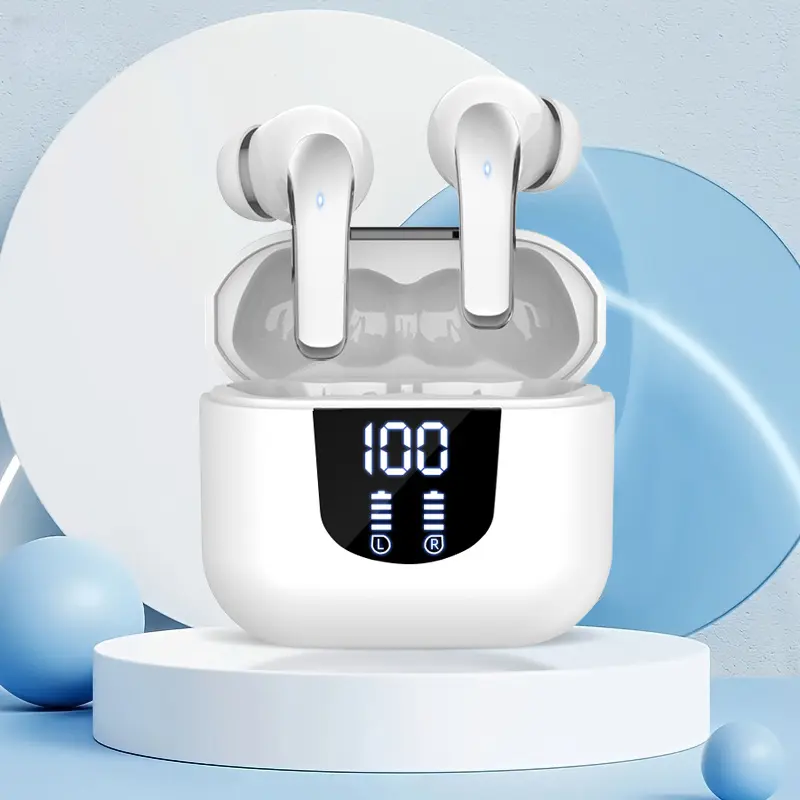 Hi-Res Audio Bluetooth In-Ear Wireless Earbuds - Compact Dual Stereo Headphones with Long Battery Life, Noise-Cancelling Calls, Touch Control, USB Charging, Rechargeable Lithium Polymer for Sports, Gaming (Anime Theme)