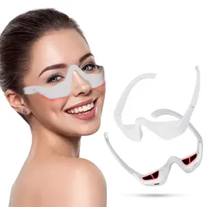 Under Eye Red Light Therapy, Rechargeable Eye Massager for Dark Circles Under Eye Bag Puffy Wrinkles Fine Lines Facial Beauty Instrument Facial Care Tools