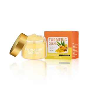 Turmeric Moisturizing Face Cream, Hydrating Nourishing Daily Gentle Care, Brighten Skin Tone Glow, Advanced Flawless Skin Barrier Fusion