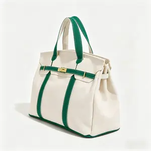 Ultra-Light Canvas Ita Tote Bag, Large Capacity Versatile Daily Shoulder Handbag