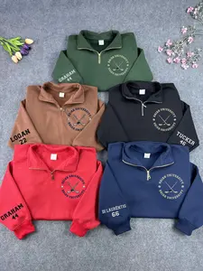 Briar University Embroidered Quarter zip, Hockey Romance Sweatshirt, Briar U Off Campus Bookish Gift for Readers