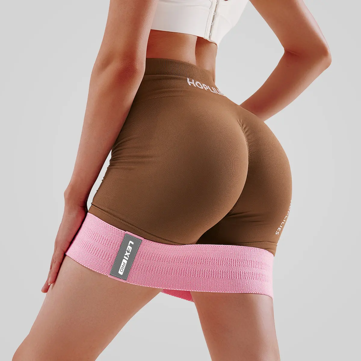 LEXI PRO    for Working Out 3 Set Professional Exercise  for Pilates Yoga Home Gym Booty Leg Training Heavy Medium Light Fabric Loops for Women Men summervibes