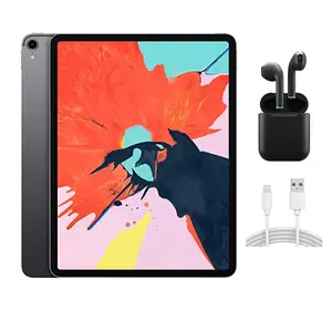 Refurbished Apple iPad Pro 12.9" (3rd Gen) A2014 (WiFi + Cellular Unlocked)-Excellent Condition with Wireless Earbuds & 1 Year Warranty