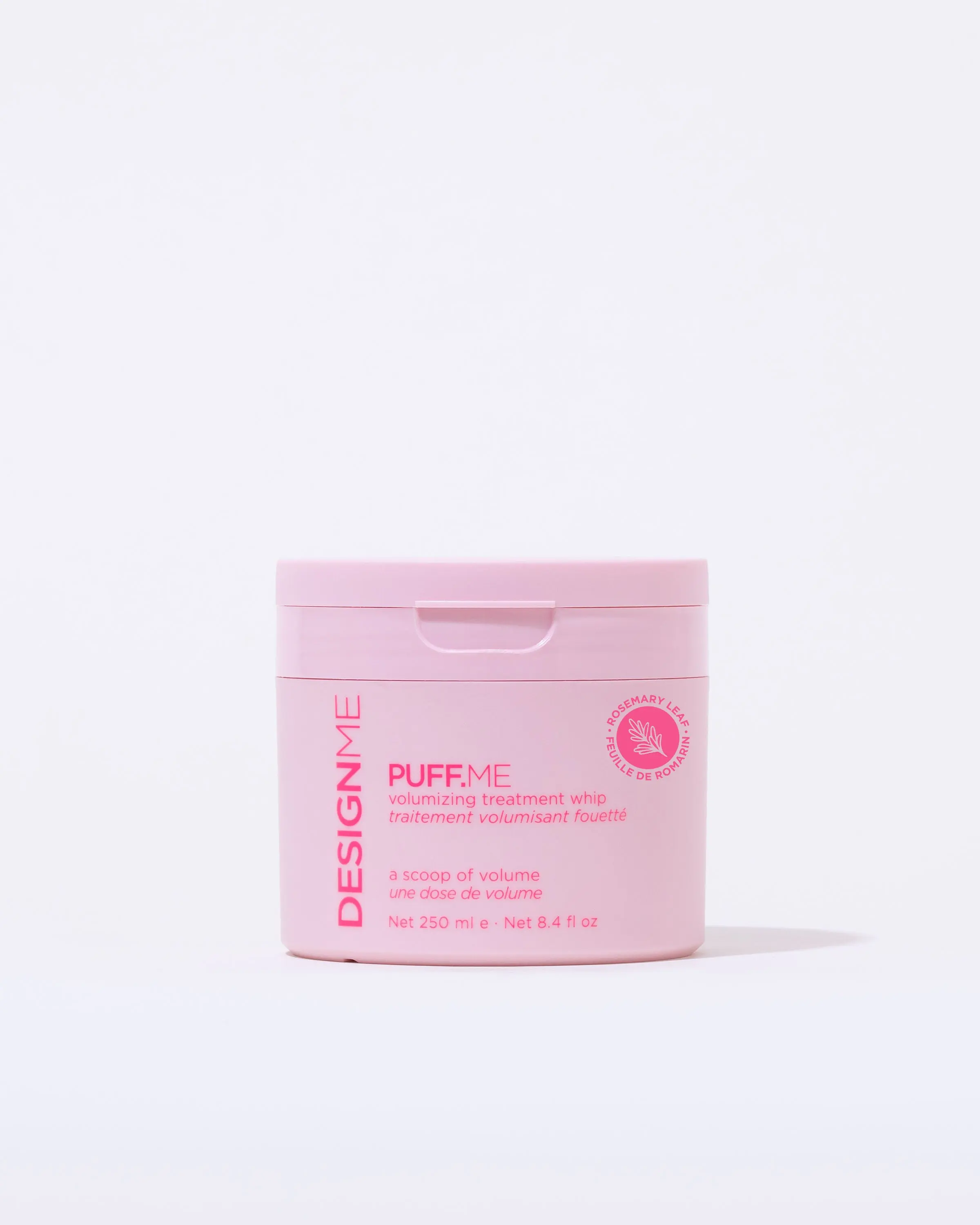 DESIGNME PUFF.ME Volumizing Mousse Treatment Whip 250ml - Weightless Hair Volume for Fine Hair Long Lasting Lift & Body with Rosemary & Bamboo Extract