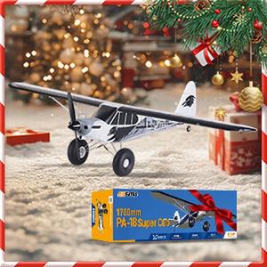 FMS 1700mm PA-18 Super Cub V2 PNP/RTF Gift（RTF = plane, remote, battery battery charger，PNP = plane only）