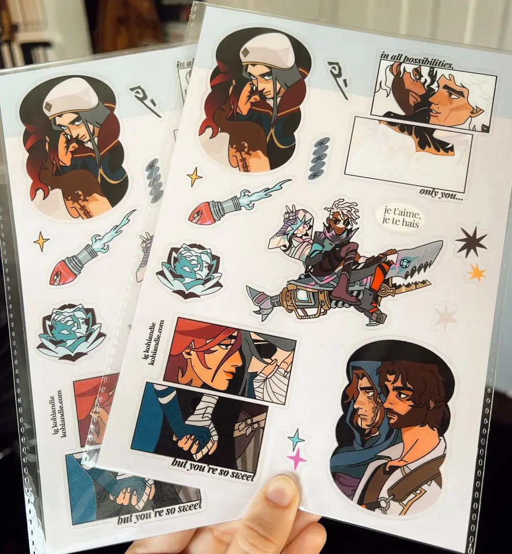 ARCANE SHIPPY CLEAR PLANNER STICKERS