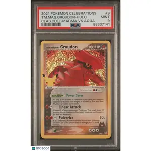 PSA 2021 Pokemon Celebrations Classic Collection TM. Mag. Groudon #9 9