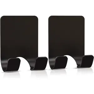 2pcs/3pcs/5pcs Wall-Mounted Shaving Razor Holder, Fashion Bathroom Storage Rack, Durable Plastic, Home Bath Organizer, Men's Gift, Bathroom Organizing Accessories