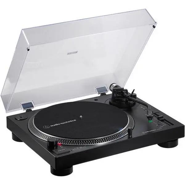 Audio-Technica Consumer AT-LP120XBT-USB Stereo Turntable with USB and Bluetooth (Black) (Open Box)