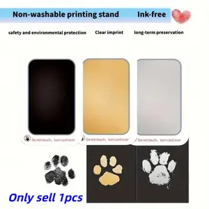 Pet Paw Print Pad for Dogs and Cats, Clean Touch Ink Pad, Memorial Gift Set, Pet Keepsake Frame Kit, Dog and Cat Paw and Nose Imprint