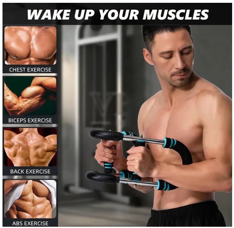 Snap-Together Twister Arm Strengthener | 60-110lb Adjustable Resistance | Space-Saving Upper Body Trainer | TikTok Small Apartment Must-Have