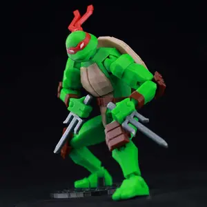​​9L 3D TMNT Bandana Titan13 Dummy13 Figure Accessories​ Anime Multi-Jointed poseability Lucky13 CT Toys For Display Snodabilità