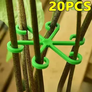 20 plant support stabilizers, 4 sizes, anti-tipping brackets, garden pot holders, suitable for stable support of gardening, flowers and potted plants, gardening supplies.