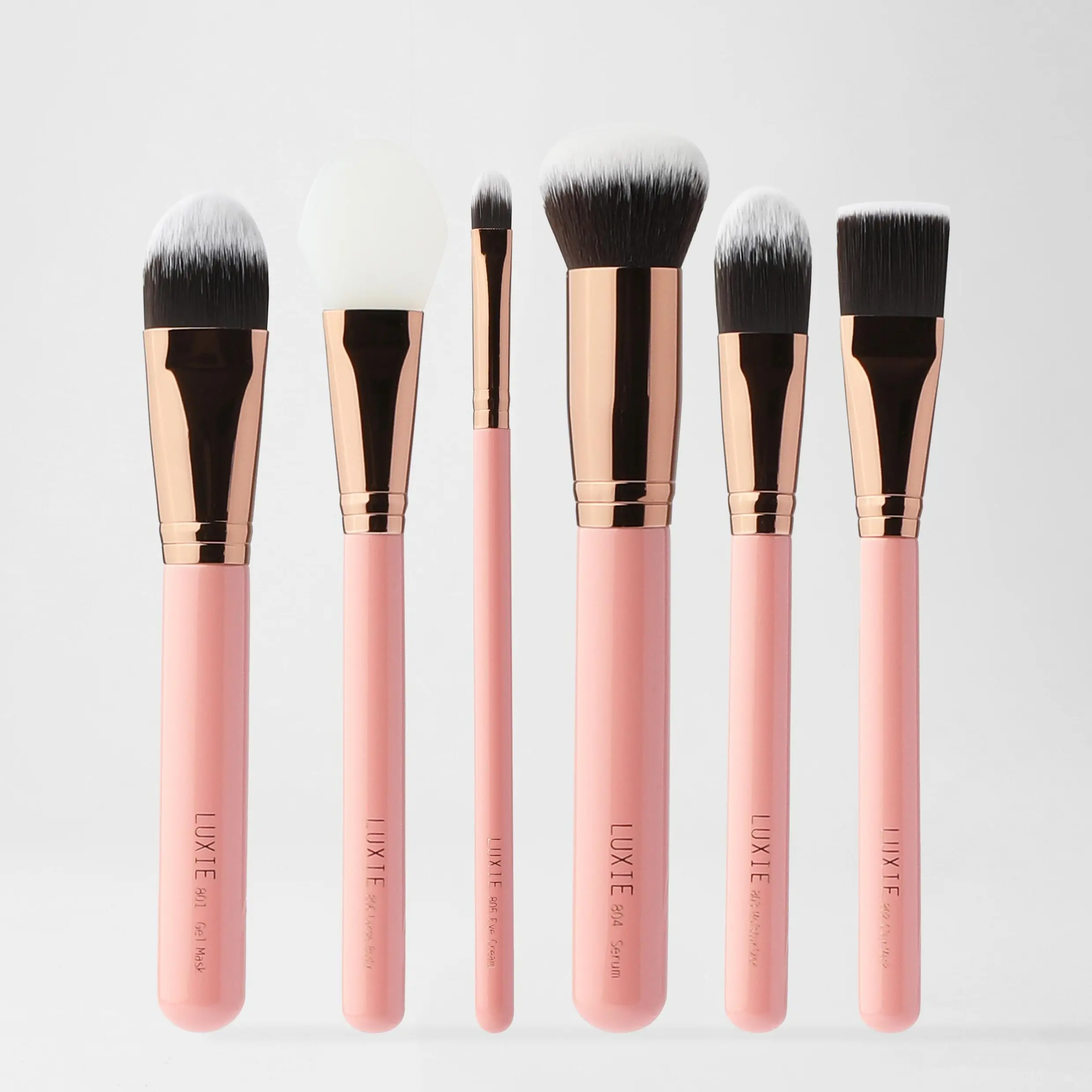 Luxie Skinsential Makeup Brush Set, Pro-Quality, Foundation, Highlighter, Contour Brushes