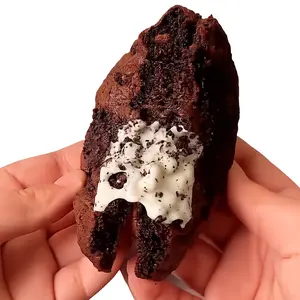 Dark Chocolate Cookies & Cream Cookie