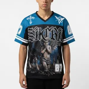 Sopula Studio Men's Sacra Angel No.07 Religious Blokecore Mesh Jersey