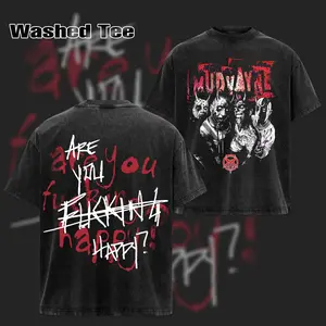 Vintage Retro Mudvayne band 2 sides T-Shirt , Mudvayne T-shirt & Hoodie , Washed Oversized T-Shirt , Rock Band Shirt, Retro Music Tee, Rock Music Lover Shirt, Vintage Band Shirts Casual Fabric Fit Top , Top Men's and Women's Clothing