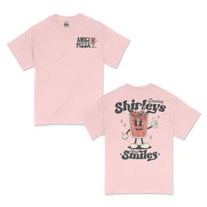 Amici Pizza - Pink Shirley Temple T-Shirt