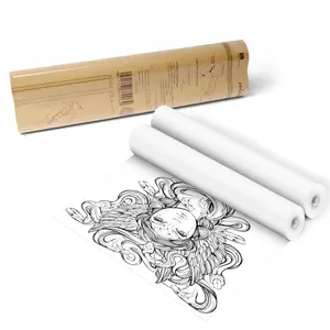 A4 Thermal Printer Paper Rolls 8.27" Wide PH30mm 100 Sheets 2 Roll  Compatible With A40 P80 M832 M834 Mt800 Printers