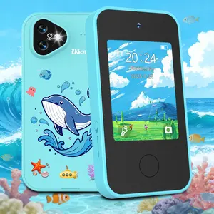 Smart Toy Phone for Kids, 2.8-Inch Touchscreen, Educational Device, Games, Music, Abc Recognition, Puzzles, Ages 4+, Christmas Gift