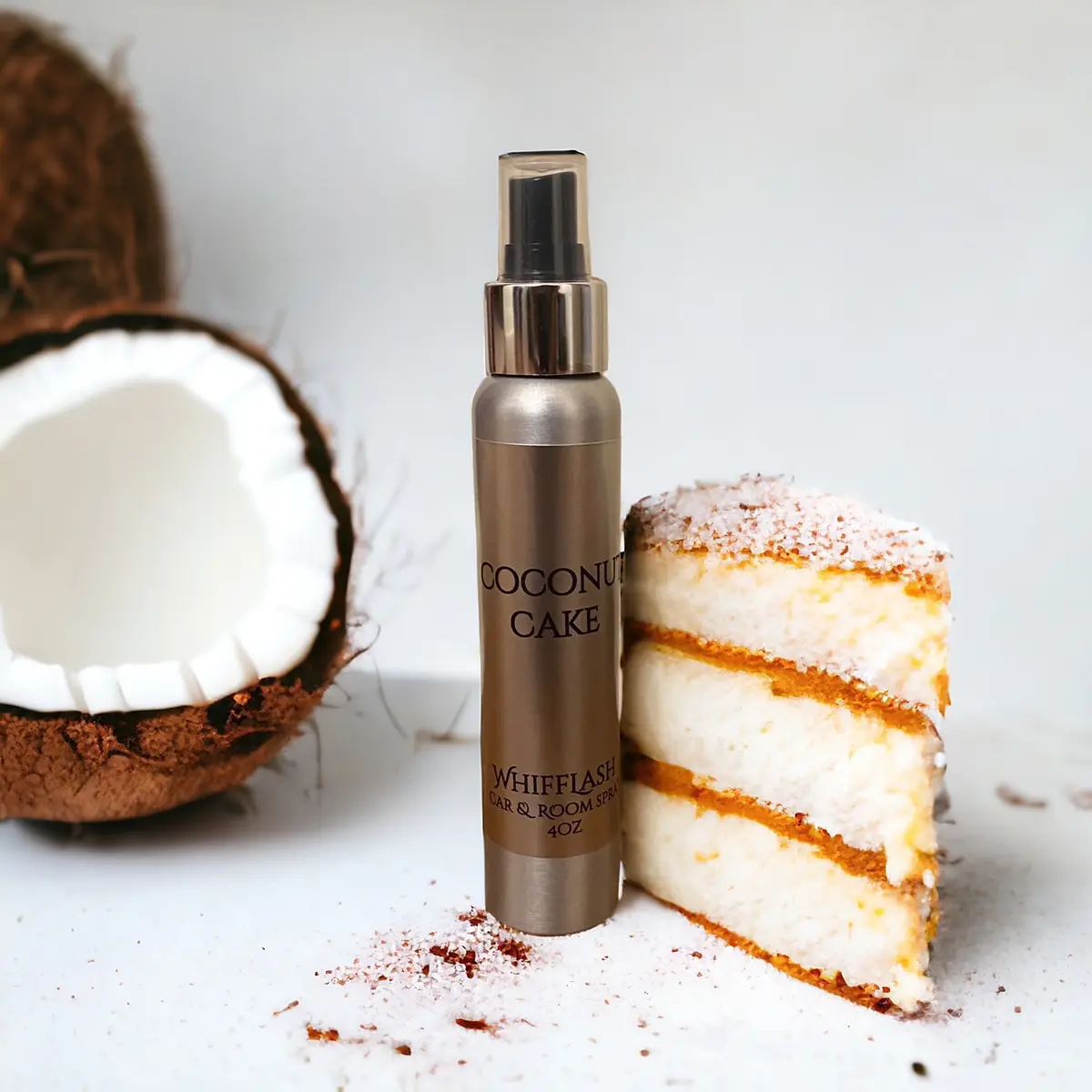 "Coconut Cake Room Spray - 4oz, Creamy & Sweet Bakery-Inspired Fragrance for a Cozy Home"