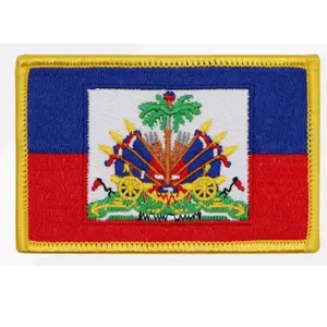 Exquisite Haiti Embroidery Patch: Wear Your Heritage with pride