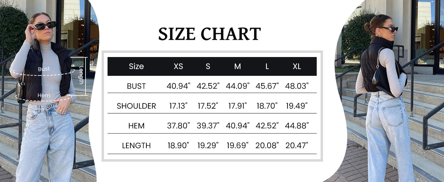 Tanming Women's Cropped Puffer Vest Zip Up Stand Collar Lightweight Sleeveless Padded Gilet with Pockets TikTokShopBlackFriday Tanming Women's Cropped Puffer Vest Zip Up Stand Collar Lightweight Sleeveless Padded Gilet with Pockets TikTokShopBlackFriday