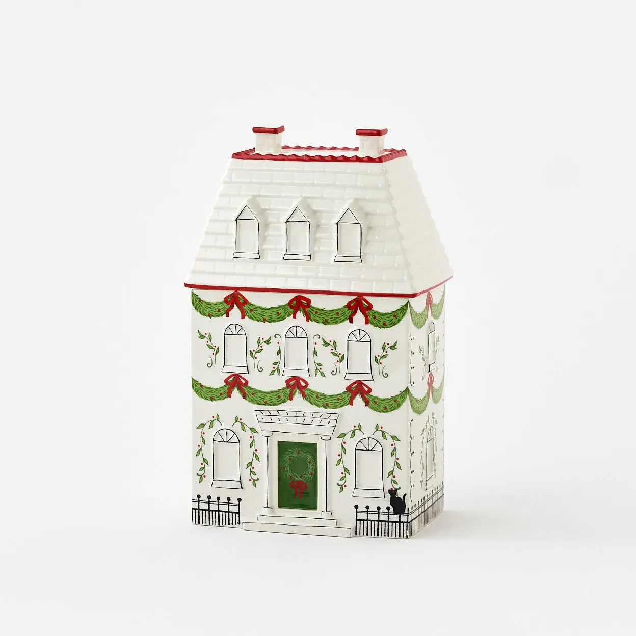 Christmas House Cookie Jar