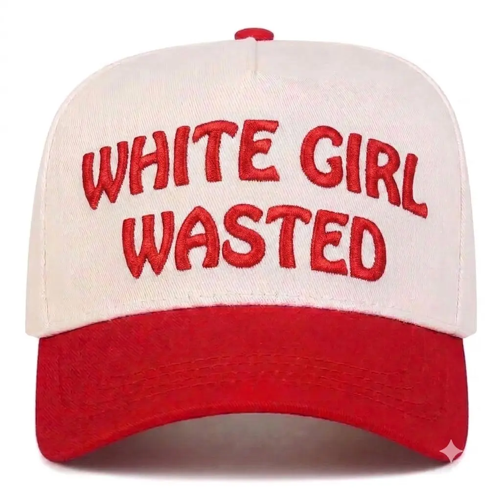 Embroidered Baseball Cap Custom Thread Color Vintage Soft Cotton Adjustable Hat Trendy Streetwear Gift for Men & Women