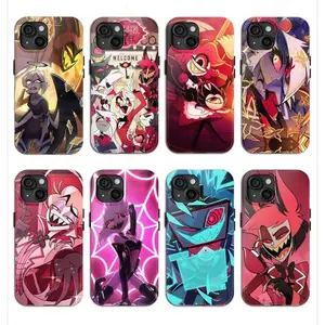 Hazbin Hotel Cartoon Character Phone Case — Protective Cover for Cartoon Movie Fans — Compatible with iPhone 11–17 Pro Max/Plus Series and Samsung Galaxy S23– Series