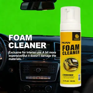 NUAN-Must-Have for Christmas Refresh! Car Interior Maintenance Foam, One-Step Cleaning for Leather, Plastic & Headliners, No Repeated Troubles