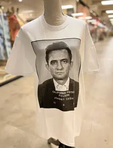 MALIBU HIPPIE Johnny Cash Mugshot Tee